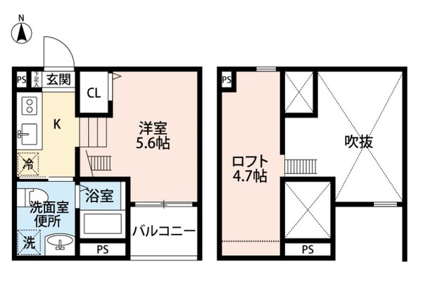 堀田駅 徒歩10分 2階の物件間取画像